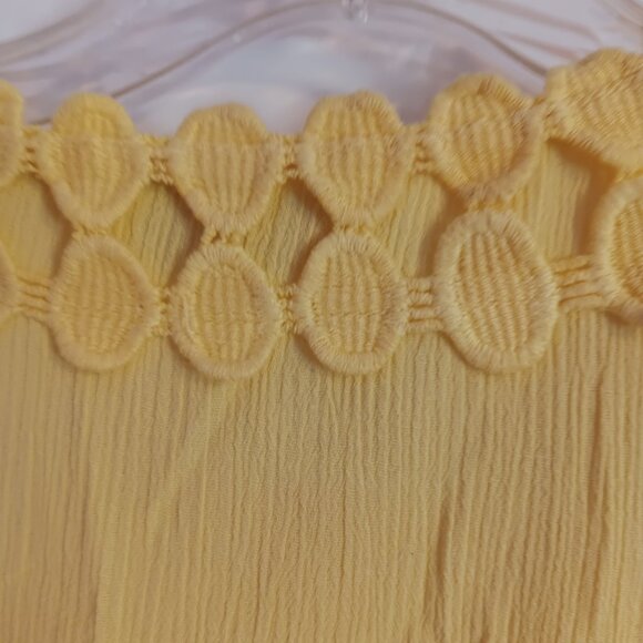 Denim & CO WOMEN'S SIZE MEDIUM YELLOW COVER UP - Picture 5 of 5